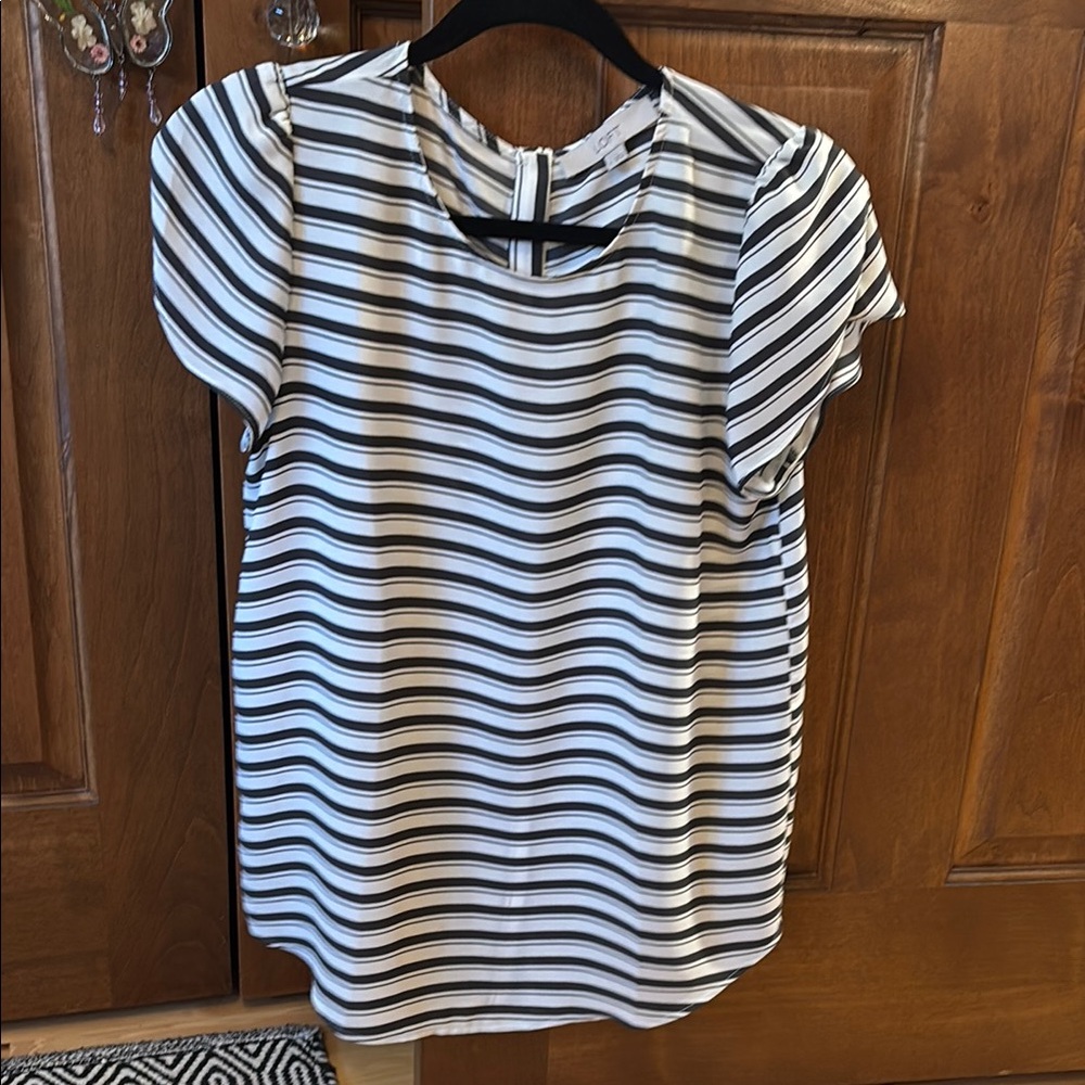 LOFT Striped Blouse SZ S
